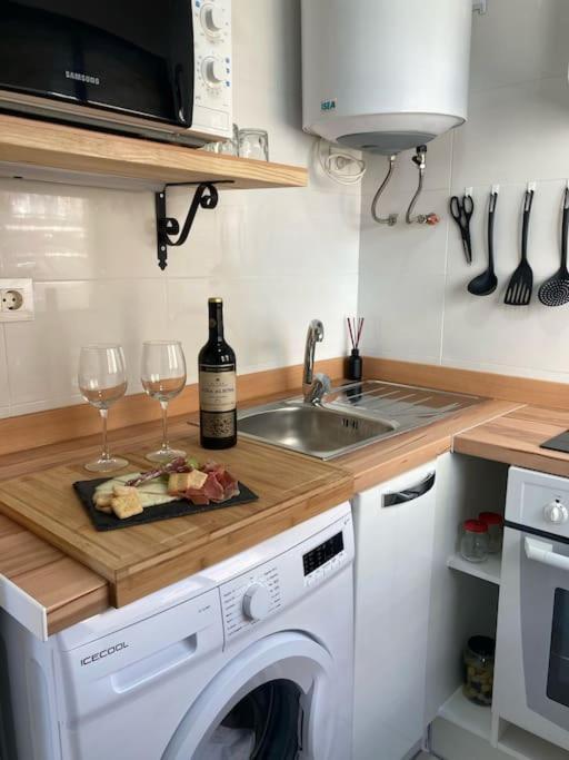 Coqueto Apartamento De Playa Con Piscina Y Terraza Valencia Luaran gambar